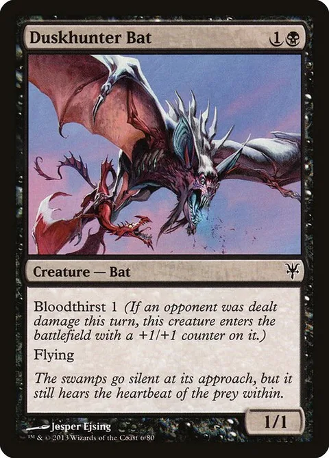 Duskhunter Bat, carte 6 de Duel Decks: Sorin vs. Tibalt