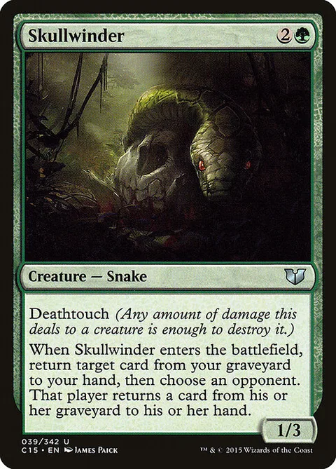 Skullwinder, carte 39 de Commander 2015