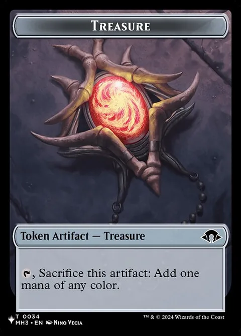Treasure, carte TMH3-34 de The List
