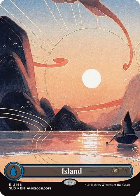 Island, card 2146 from Secret Lair Drop