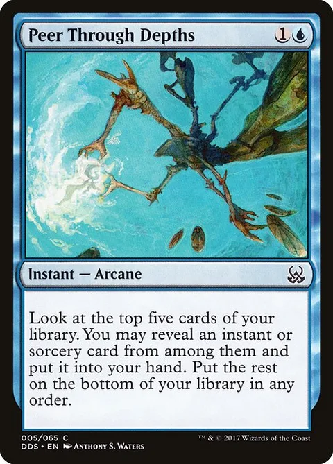 Peer Through Depths, carte 5 de Duel Decks: Mind vs. Might