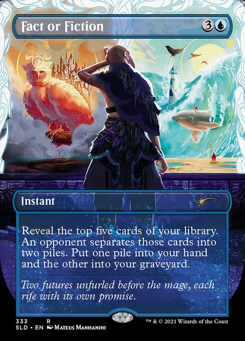 Fact or Fiction, card 333 from Secret Lair Drop