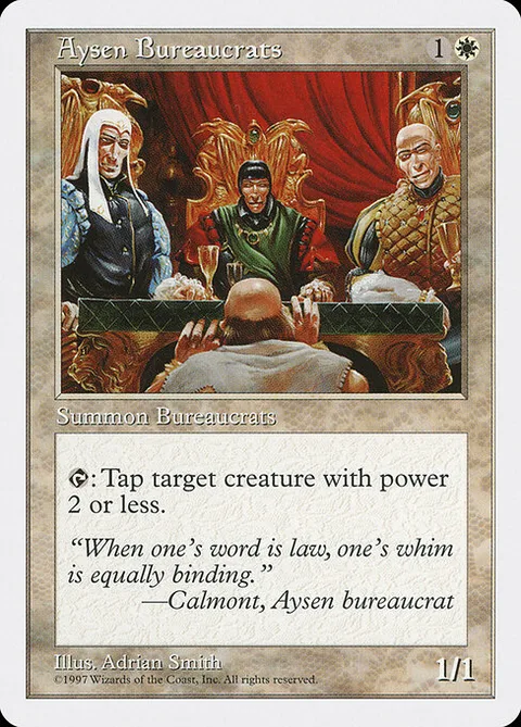 Aysen Bureaucrats, carte 9 de Fifth Edition