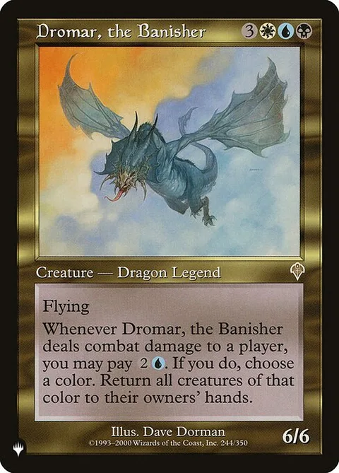 Dromar, the Banisher, card INV-244 from The List