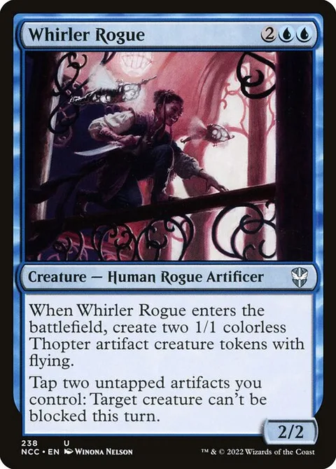 Whirler Rogue, card 238 from New Capenna Commander