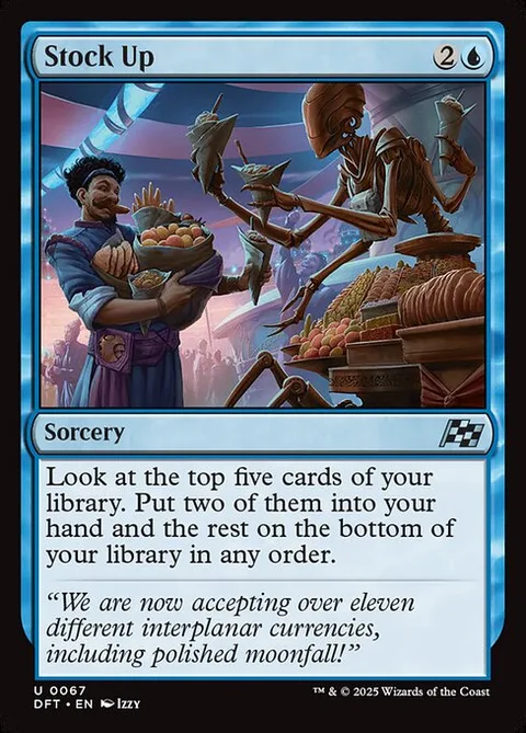Stock Up, card 67 from Aetherdrift