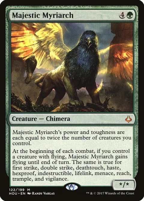Majestic Myriarch, card 122 from Hour of Devastation