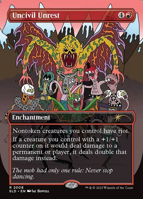 Uncivil Unrest, card 2008 from Secret Lair Drop
