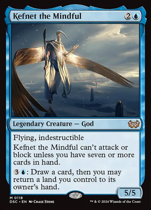 Kefnet the Mindful, carte 118 de Duskmourn: House of Horror Commander
