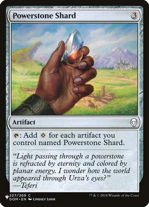 Powerstone Shard, carte DOM-227 de The List