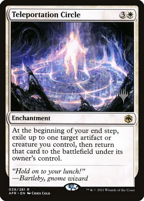 Teleportation Circle, carte 39p de Adventures in the Forgotten Realms Promos