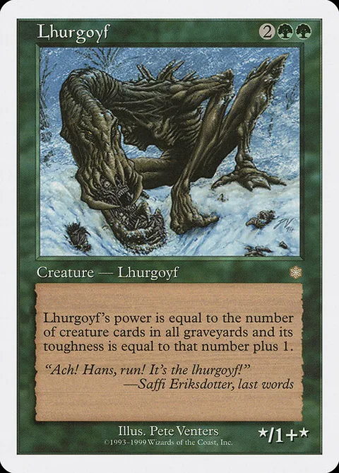Lhurgoyf, carte 36 de Battle Royale Box Set