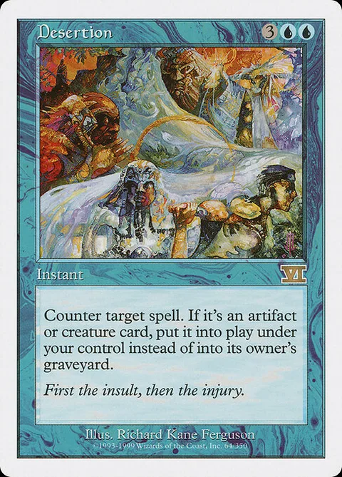 Desertion, card 64 from Classic Sixth Edition
