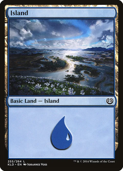 Island, card 255 from Kaladesh