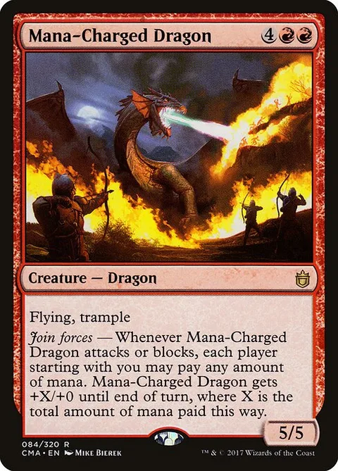 Mana-Charged Dragon, carte 84 de Commander Anthology