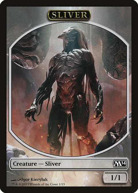 Sliver, card 1 from Magic 2014 Tokens