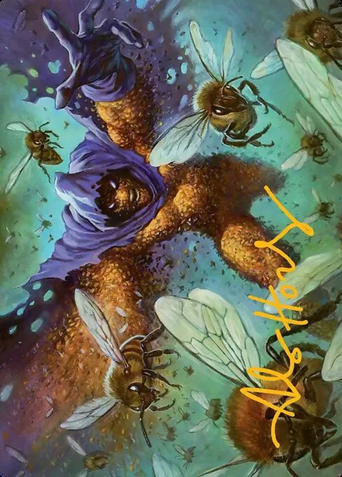 Swarm, Being of Bees // Swarm, Being of Bees, card 11 from Marvel's Spider-Man Art Series
