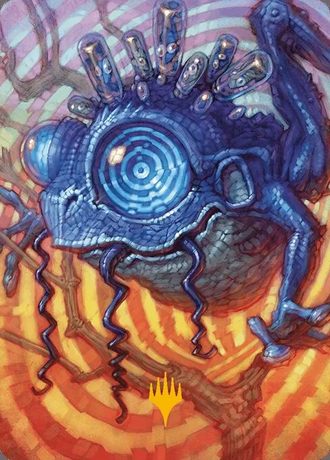 Psychic Frog // Psychic Frog, card 41 from Modern Horizons 3 Art Series