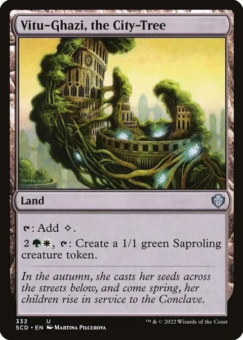 Vitu-Ghazi, the City-Tree, card 332 from Starter Commander Decks