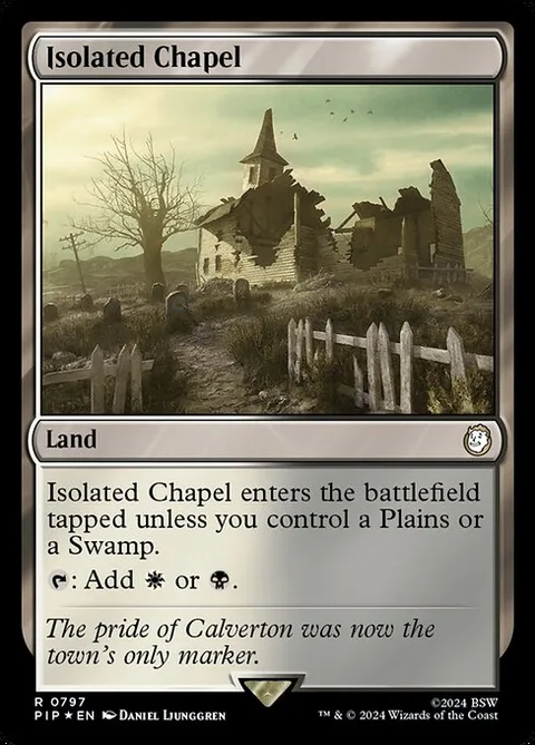 Isolated Chapel, card 797 from Fallout