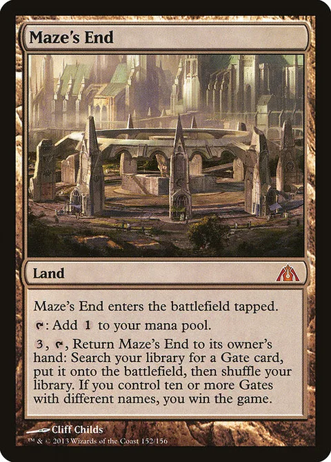 Maze's End, card 152 from Dragon's Maze