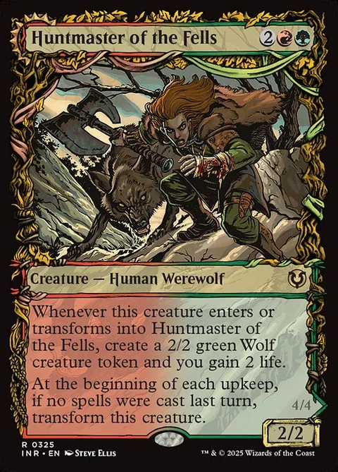 Huntmaster of the Fells // Ravager of the Fells, card 325 from Innistrad Remastered
