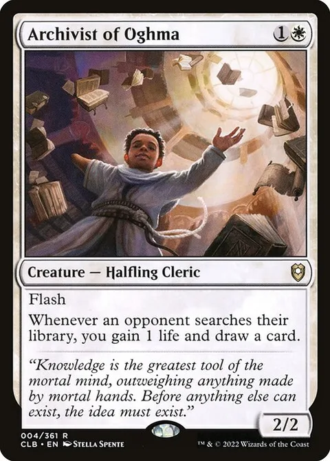 Archivist of Oghma, card 4 from Commander Legends: Battle for Baldur's Gate