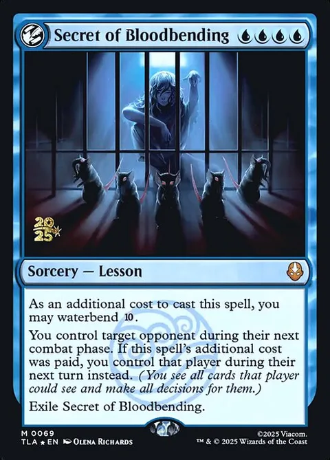 Secret of Bloodbending, card 69s from Avatar: The Last Airbender Promos