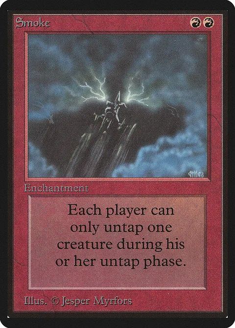 Smoke, card 176 from Limited Edition Beta