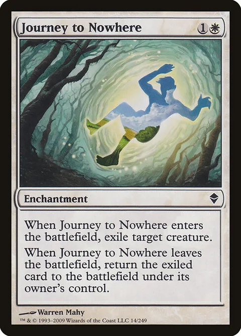 Journey to Nowhere, card 14 from Zendikar