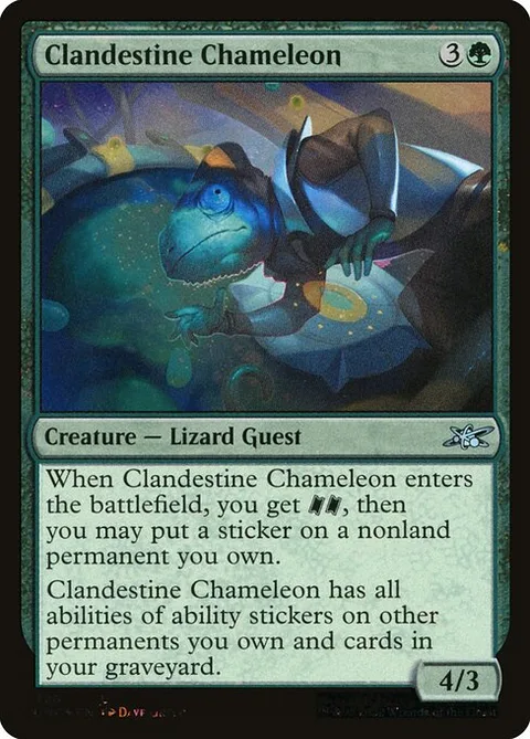 Clandestine Chameleon, carte 420 de Unfinity