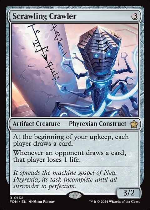 Scrawling Crawler, card 132 from Foundations