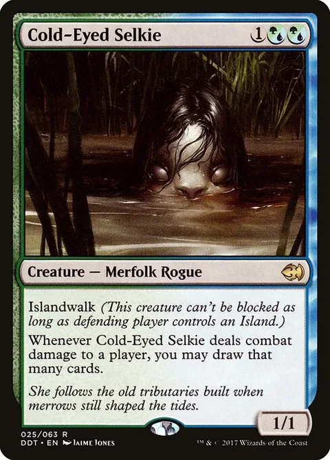 Cold-Eyed Selkie, carte 25 de Duel Decks: Merfolk vs. Goblins
