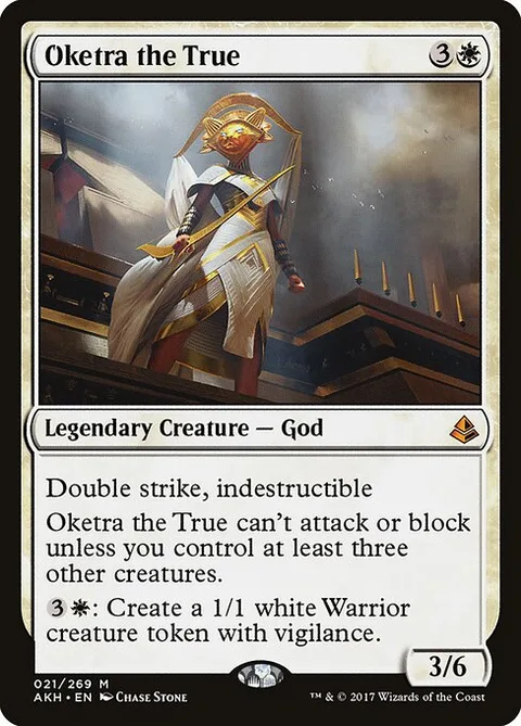 Oketra the True, card 21 from Amonkhet