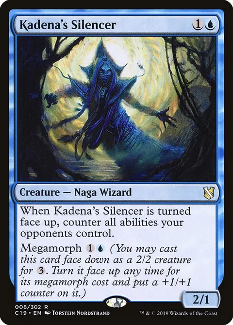 Kadena's Silencer, card 8 from Commander 2019