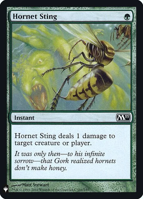 Hornet Sting, card M11-181 from The List