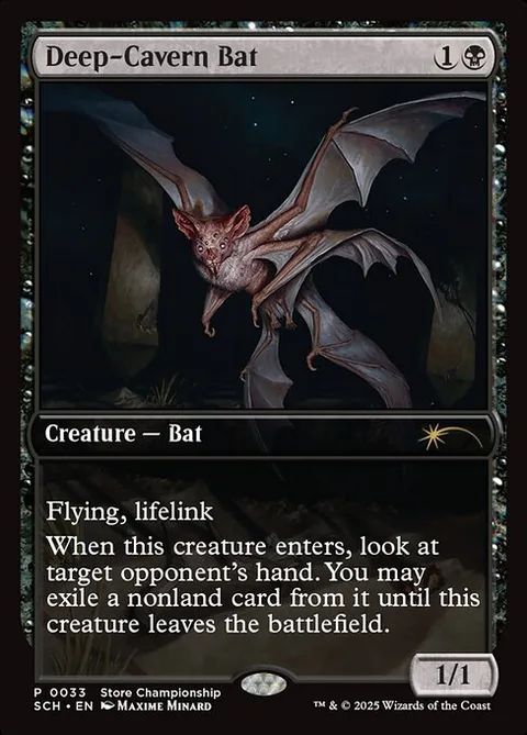 Deep-Cavern Bat, card 33 from Store Championships