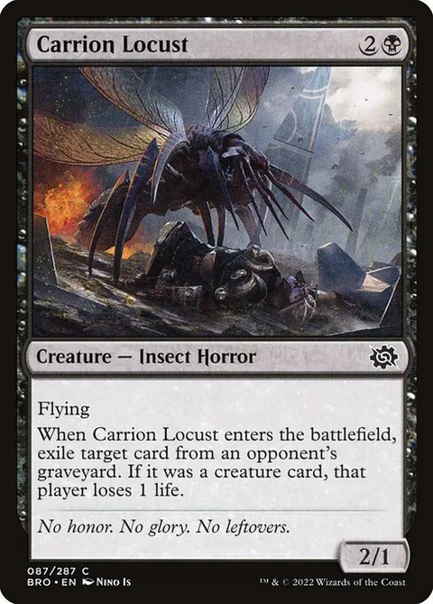 Carrion Locust, card 87 from The Brothers' War