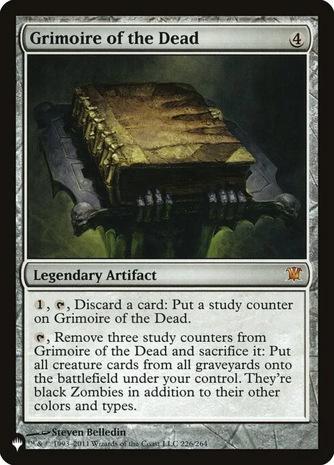 Grimoire of the Dead, carte ISD-226 de The List