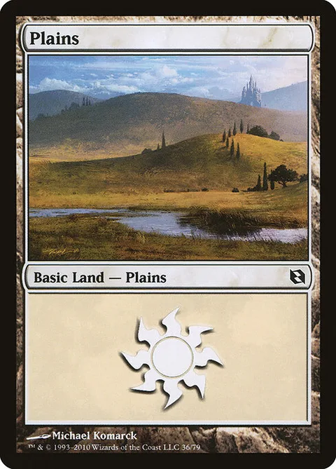 Plains, card 36 from Duel Decks: Elspeth vs. Tezzeret
