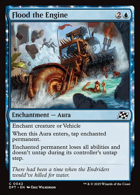 Flood the Engine, card 42 from Aetherdrift