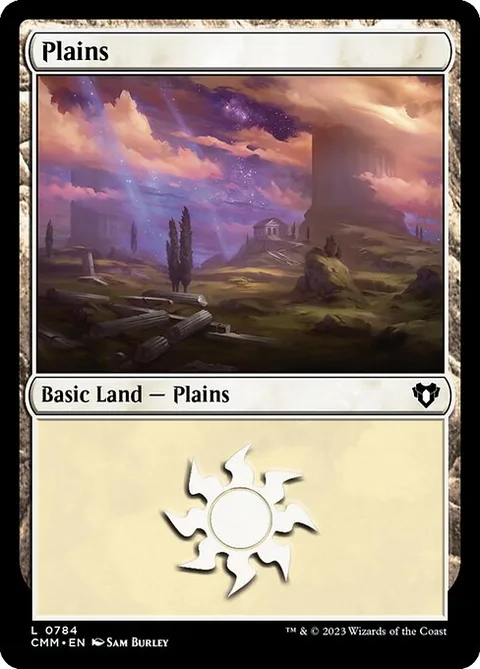 Plains, carte 784 de Commander Masters
