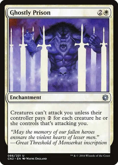 Ghostly Prison, card 86 from Conspiracy: Take the Crown