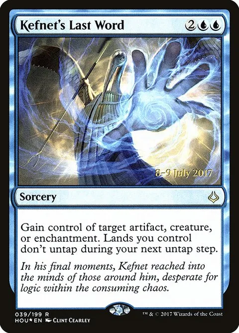 Kefnet's Last Word, card 39s from Hour of Devastation Promos