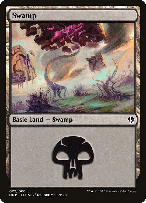 Swamp, card 72 from Duel Decks: Zendikar vs. Eldrazi