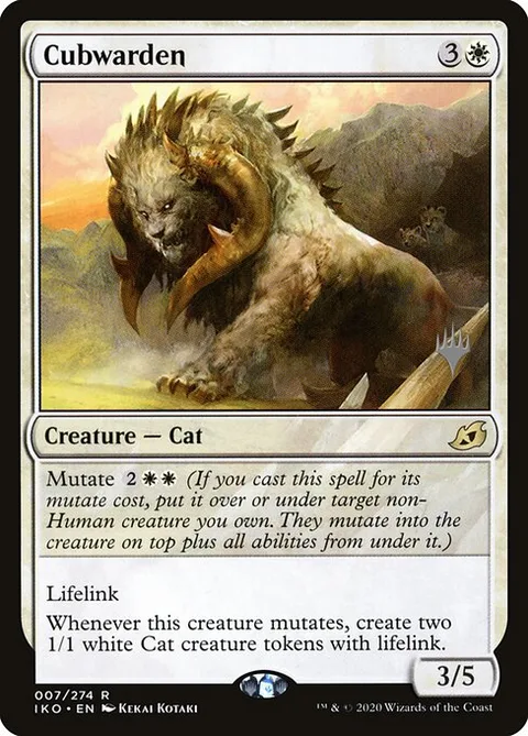 Cubwarden, carte 7p de Ikoria: Lair of Behemoths Promos