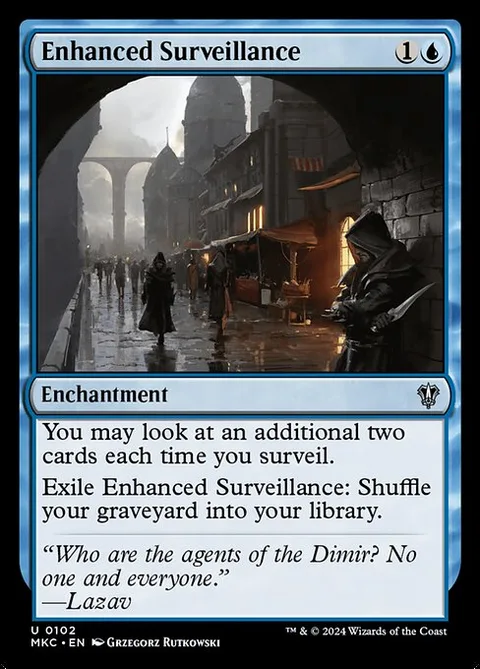 Enhanced Surveillance, card 102 from Murders at Karlov Manor Commander
