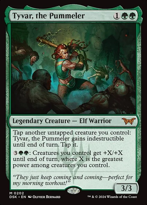 Tyvar, the Pummeler, carte 202 de Duskmourn: House of Horror