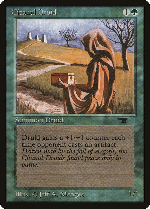 Citanul Druid, card 31 from Antiquities