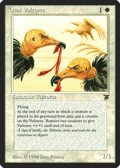 Osai Vultures, card 29 from Legends